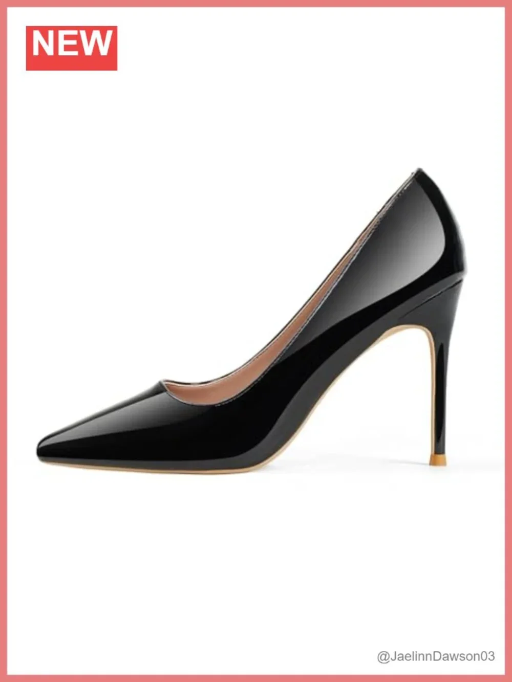 Women's Stiletto High Heel Pumps Pointed Toe 4 Inch PU Party Wedding Shoes